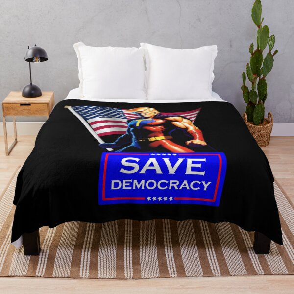 Item preview, Trump Save Democracy (superhero) 1 designed and sold by Warih.