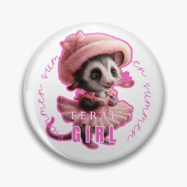 Item preview, Feral Girl Summer Possum Meme designed and sold by nanka-art.