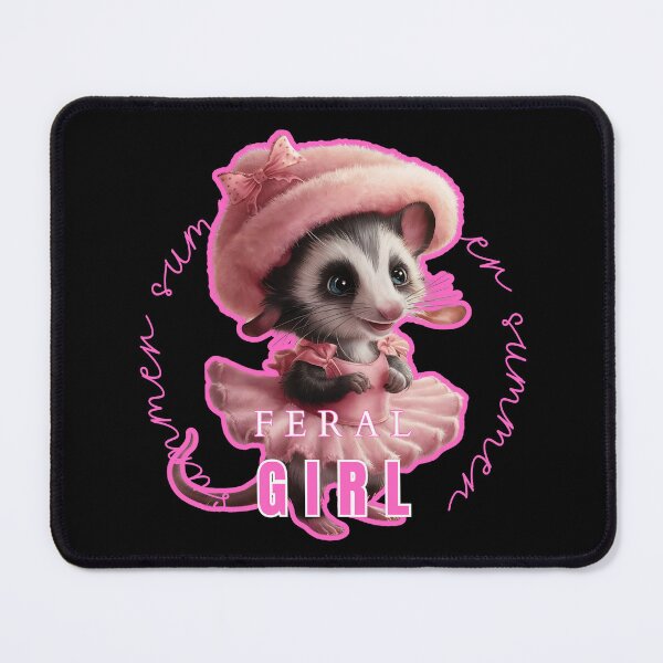 Item preview, Feral Girl Summer Possum Meme designed and sold by nanka-art.