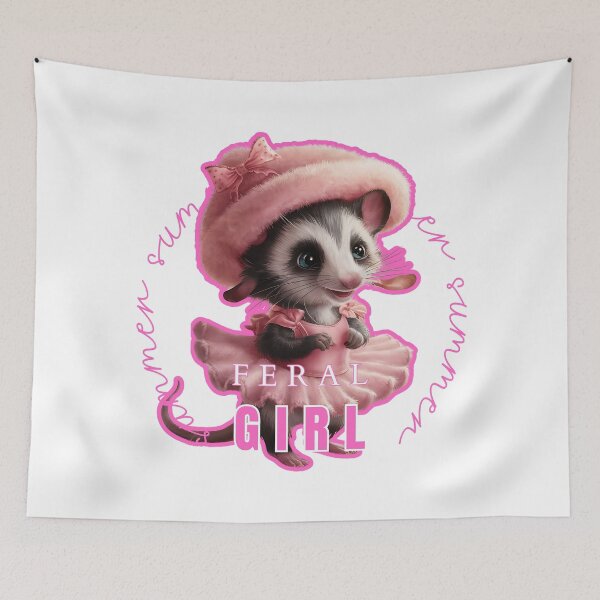 Item preview, Feral Girl Summer Possum Meme designed and sold by nanka-art.