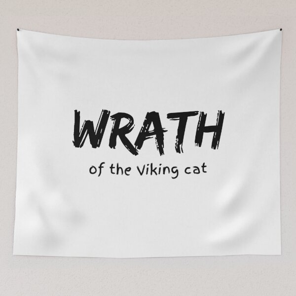 Item preview, Wrath of the viking cat designed and sold by Viking-Cats.