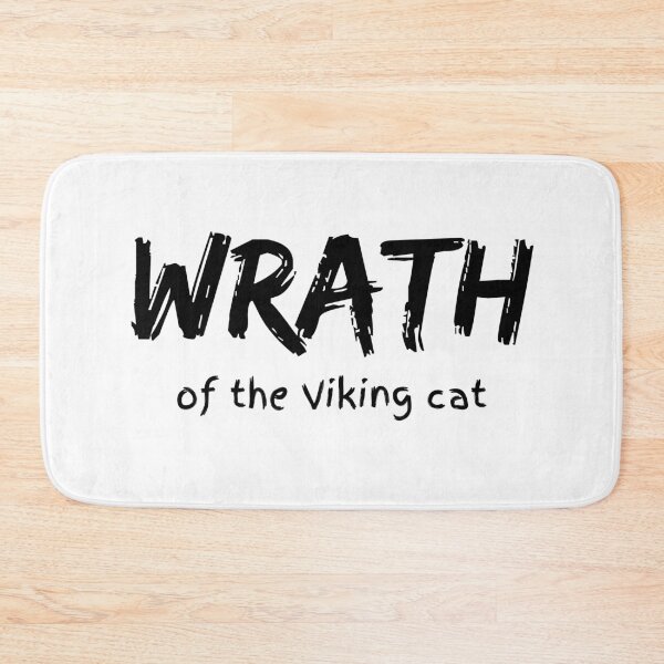 Item preview, Wrath of the viking cat designed and sold by Viking-Cats.
