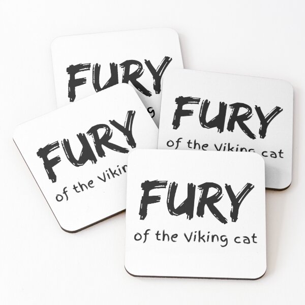 Item preview, Fury of the viking cat designed and sold by Viking-Cats.