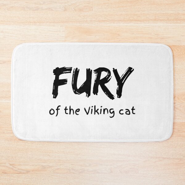 Item preview, Fury of the viking cat designed and sold by Viking-Cats.