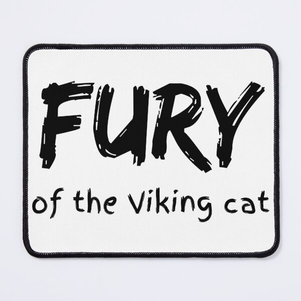Item preview, Fury of the viking cat designed and sold by Viking-Cats.