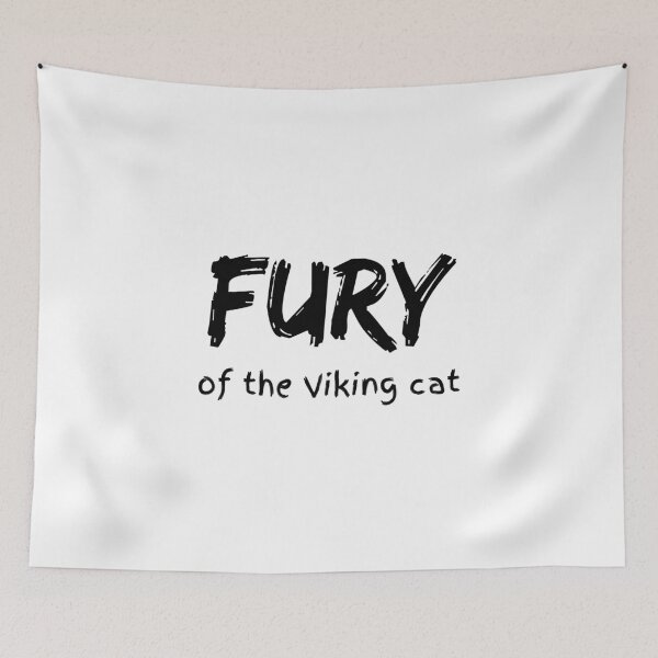 Item preview, Fury of the viking cat designed and sold by Viking-Cats.