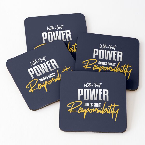 Item preview, With Great Power Comes Great Responsibility  designed and sold by Shopyflu.