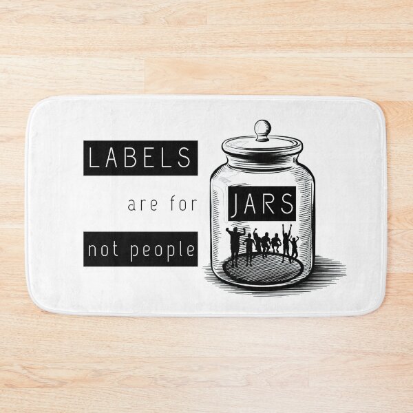 Item preview, Labes Are For Jars Not People designed and sold by nanka-art.