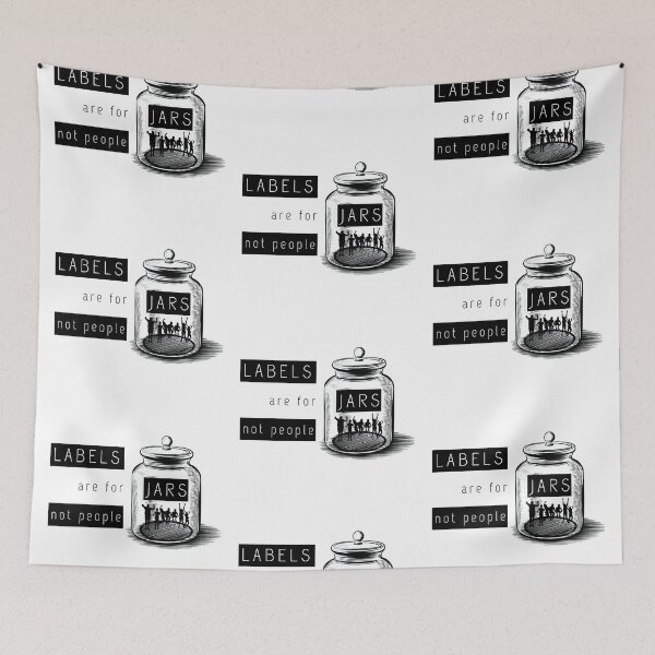 Item preview, Labes Are For Jars Not People designed and sold by nanka-art.