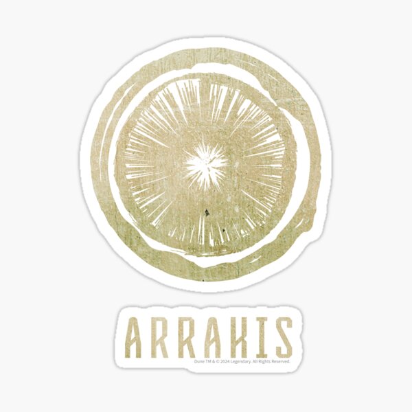 Item preview, Dune movie, sandworm in Arrakis, modern illustration/ sandy beige designed and sold by SoloAutenica.
