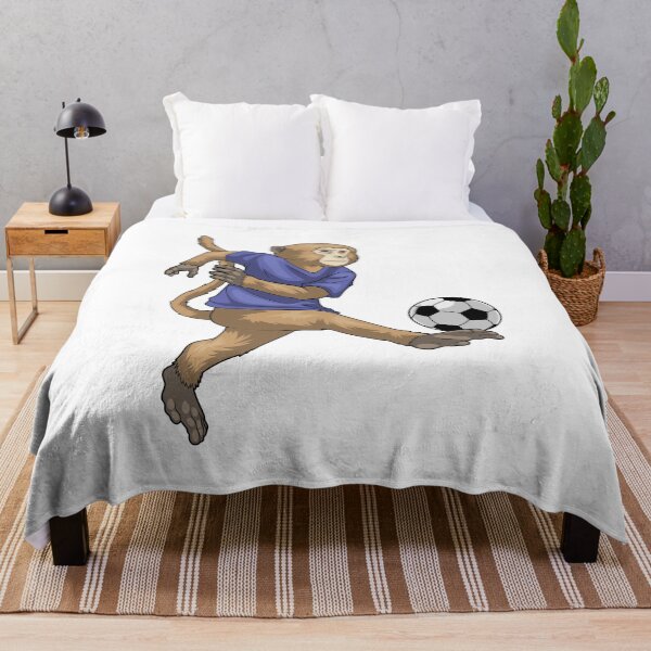 Item preview, Monkey Soccer player Soccer designed and sold by Snabdesign84.