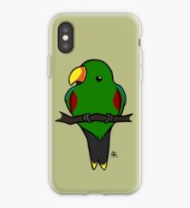 Eclectus Parrot (male) iPhone Case