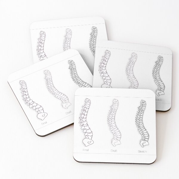 Item preview, Evolution of spine vector designed and sold by MinnowsArt.