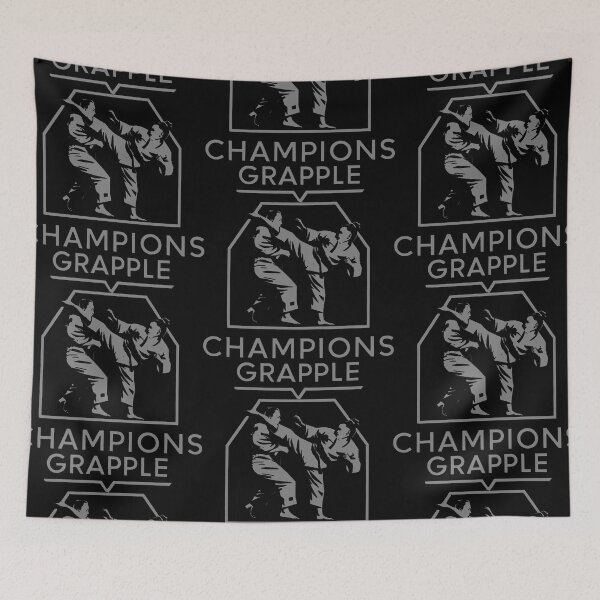 Item preview, CHAMPIONS GRAPPLE: Judo Showdown in Shades of Gray designed and sold by SplashTastic.