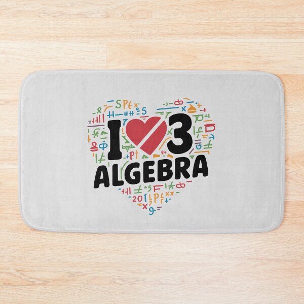 Item preview, I Love Algebra designed and sold by Itsheartshop.