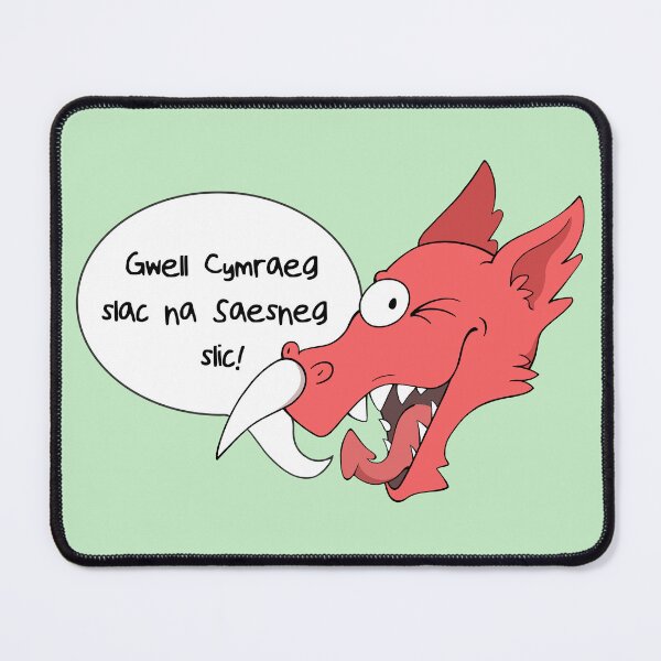 Item preview, Gwella Cymraeg slac na Seasneg Slic designed and sold by Skarmaiden.