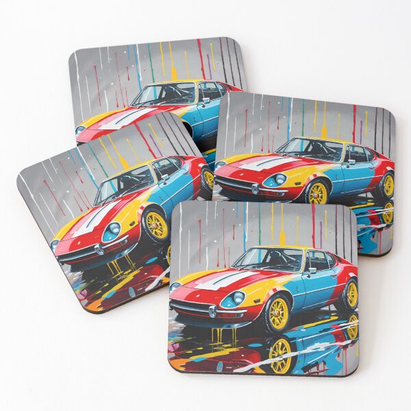 Item preview, Sports Car with Color Splatter designed and sold by GrizzlyCollective.