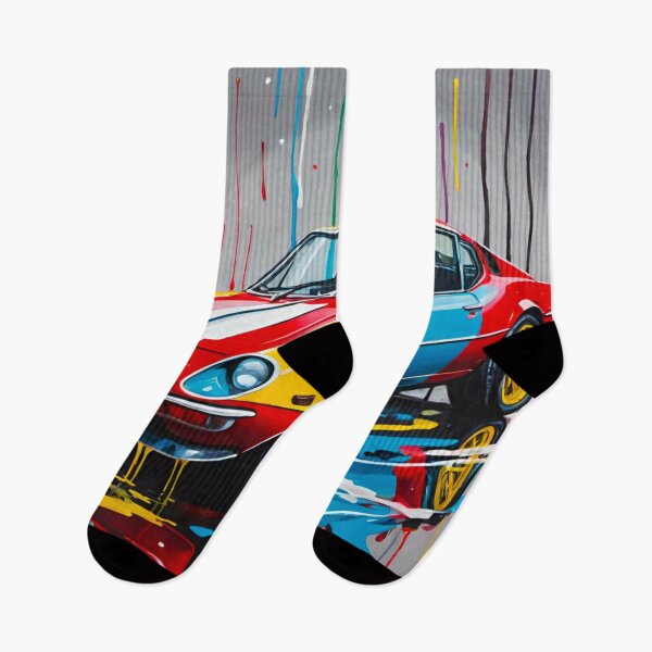 Item preview, Sports Car with Color Splatter designed and sold by GrizzlyCollective.