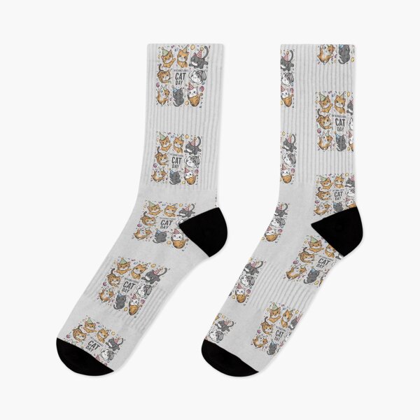 Item preview, Cats Celebrating International Cat Day  designed and sold by Itsheartshop.