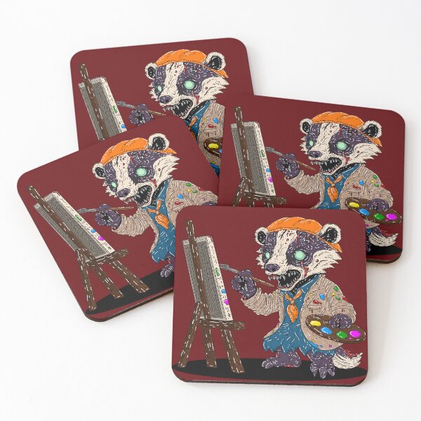 Item preview, Zombie Badger Artist designed and sold by HRSCreates.