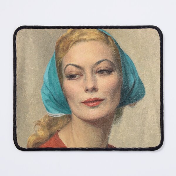 Item preview, Portrait of a Woman in Red (20th century) - Herbert James Gunn designed and sold by SALON DES ARTS.