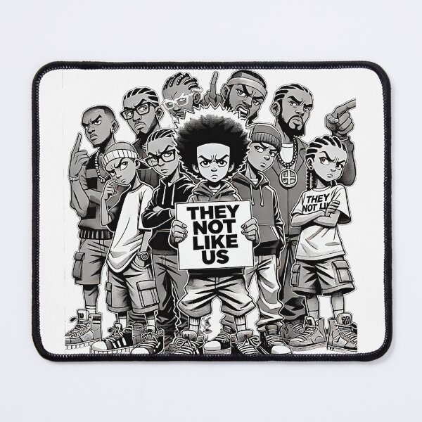 Item preview, They Not Like Us - Black and White Illustration v1 designed and sold by KriticalDesigns.