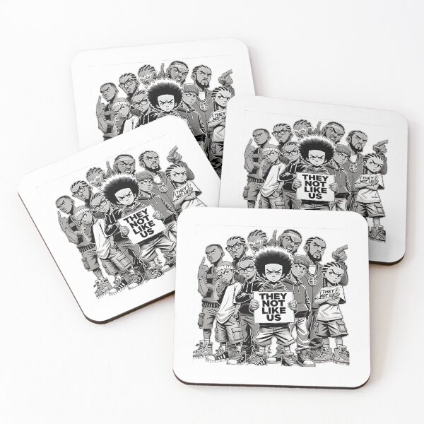 Item preview, They Not Like Us - Black and White Illustration v1 designed and sold by KriticalDesigns.
