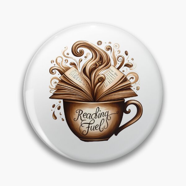 Item preview, Coffee and Books Fusion Art: Reader's Delight Print designed and sold by ashdenent.
