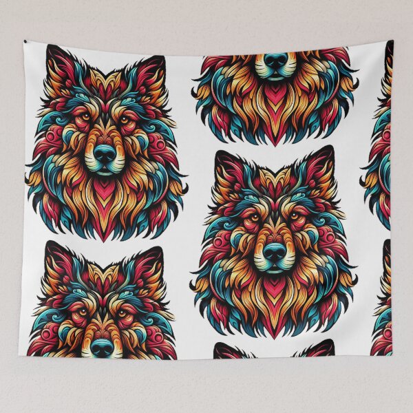 Item preview, Psychedelic Pooch designed and sold by RoyalMob.