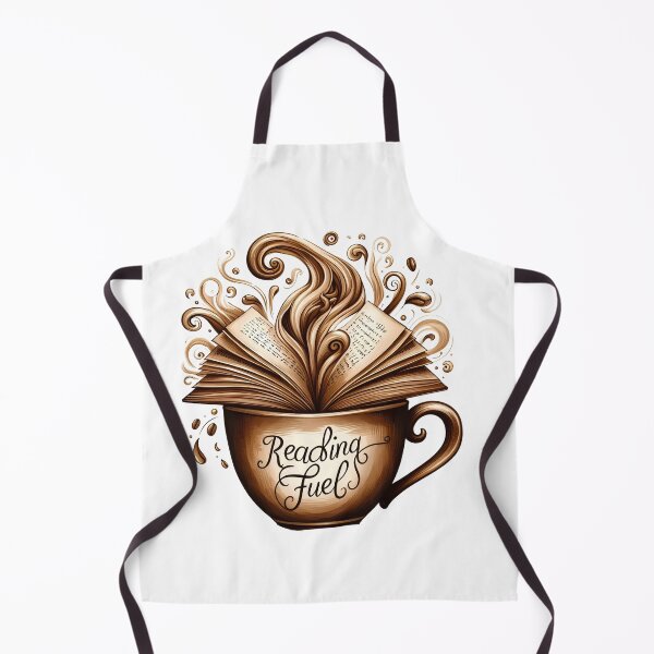 Item preview, Coffee and Books Fusion Art: Reader's Delight Print designed and sold by ashdenent.