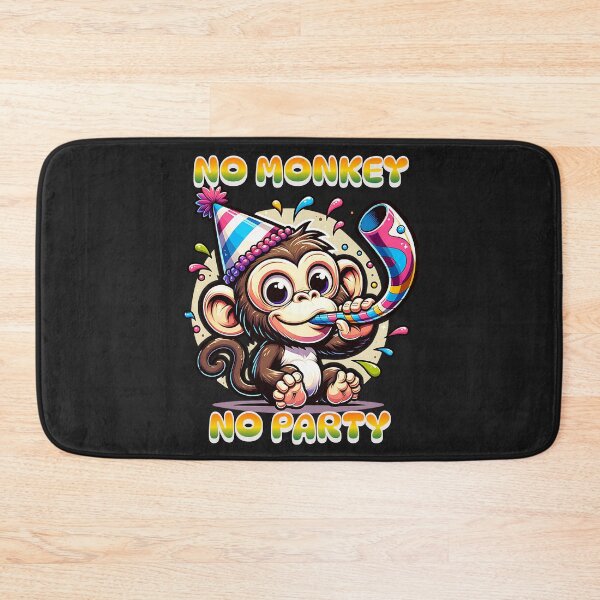 Item preview, No Monkey, No Party designed and sold by 0penvimark.