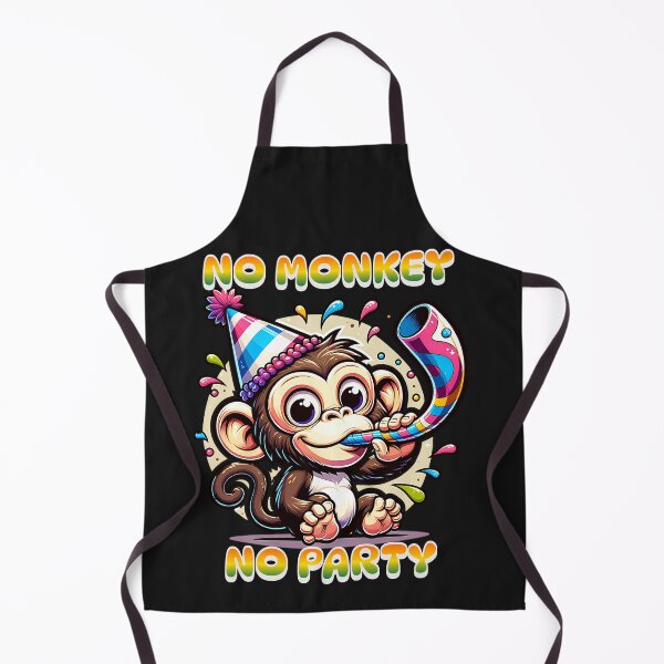 Item preview, No Monkey, No Party designed and sold by 0penvimark.