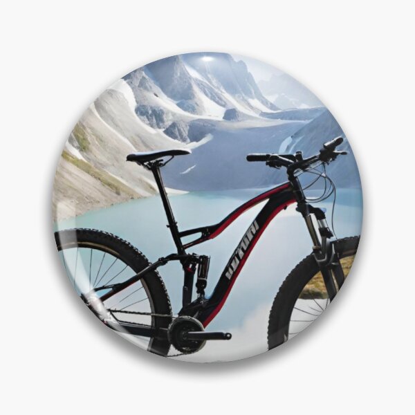 Item preview, MTB Stood in Front of Mountains designed and sold by GrizzlyCollective.