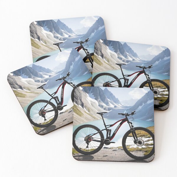 Item preview, MTB Stood in Front of Mountains designed and sold by GrizzlyCollective.