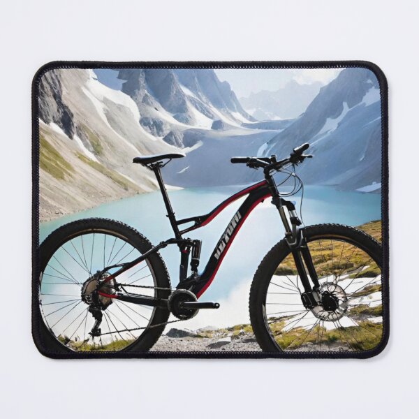 Item preview, MTB Stood in Front of Mountains designed and sold by GrizzlyCollective.