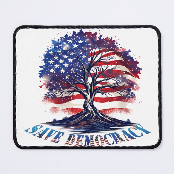 Item preview,  Save democracy || Rooted in Freedom , American Grown , Stars & Stripes Tree designed and sold by ShabayekShop.