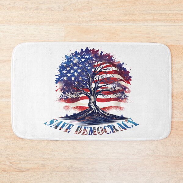 Item preview,  Save democracy || Rooted in Freedom , American Grown , Stars & Stripes Tree designed and sold by ShabayekShop.