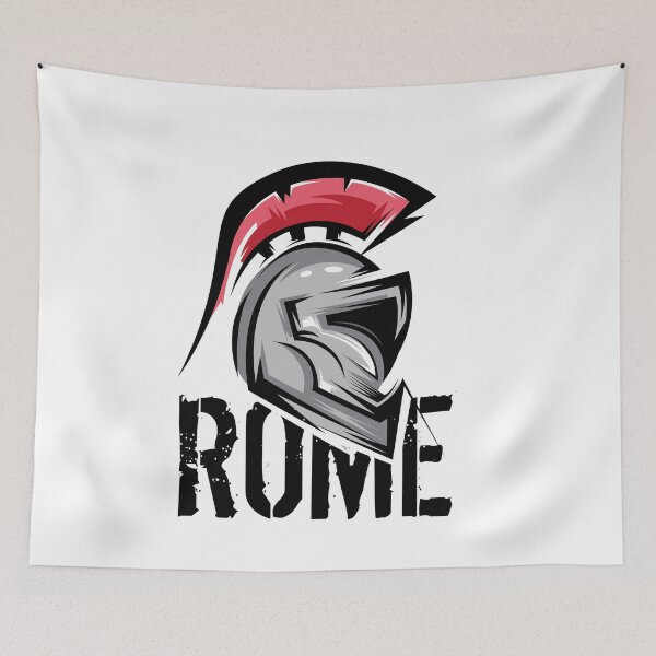 Item preview, Cartoon Comic Helmet Armor Gladiator Rome Roman Fighter Illustration designed and sold by AndreMi.