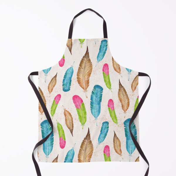 Item preview, Colorful Feathers pattern seamless, Handmade premium designed and sold by Katarzyna Dembek.