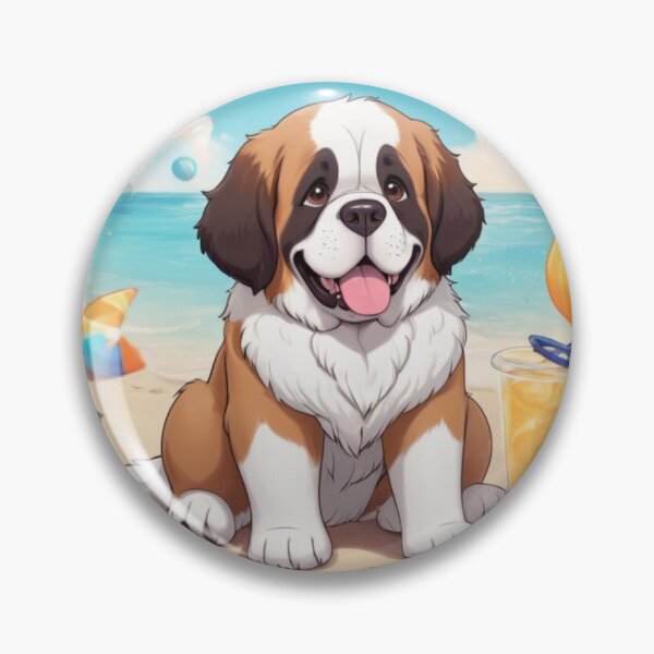 Item preview, Summer St Bernard designed and sold by NeatThingLover.
