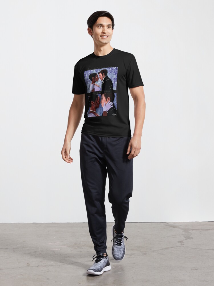 Aperçu 5 sur 7. T-shirt respirant avec l'œuvre Kate & Anthony Bridgerton fanart créée et vendue par laureneportrait.