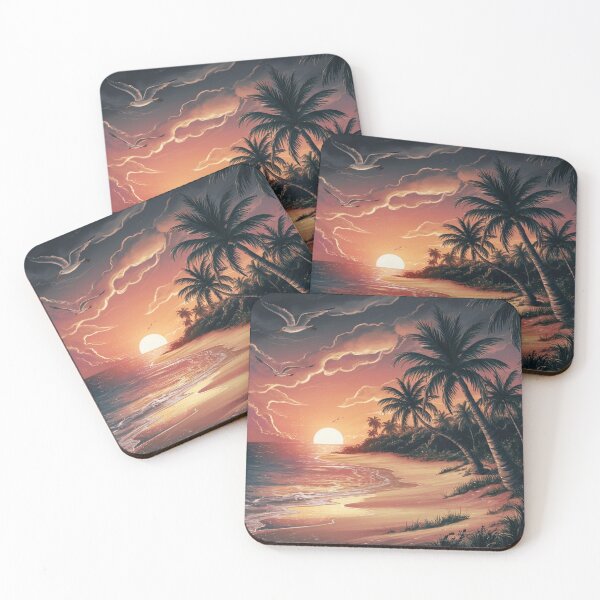 Item preview, "Radiant Horizons: Coastal Sunset" designed and sold by JAMESAMORN.