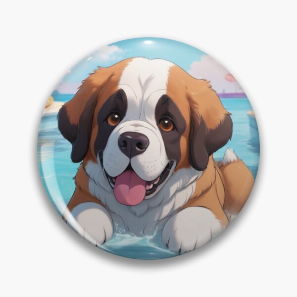 Item preview, Vacation Vibes St Bernard designed and sold by NeatThingLover.