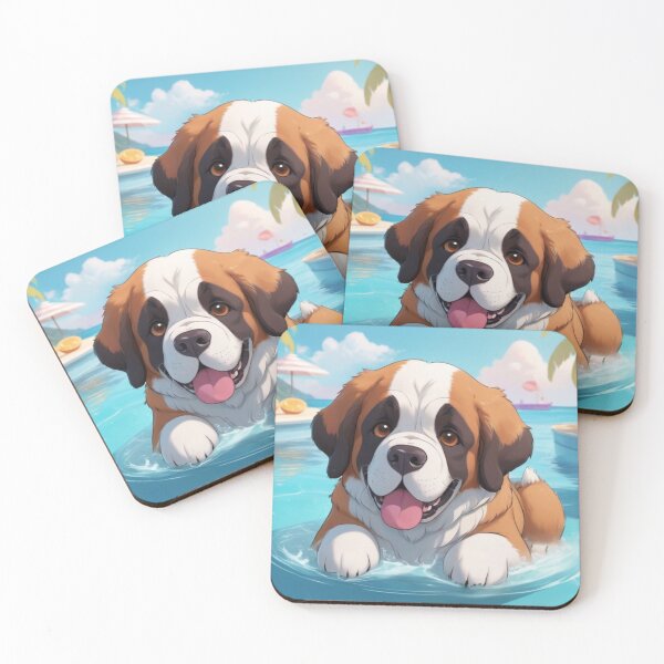 Item preview, Vacation Vibes St Bernard designed and sold by NeatThingLover.