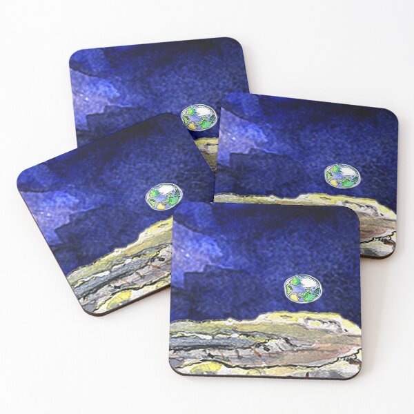 Item preview, Looking at Full Earth on the Moon designed and sold by hajarsdeco.