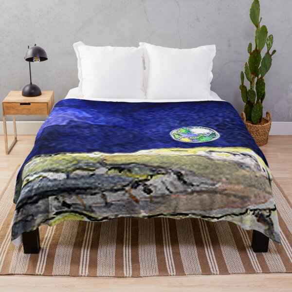 Item preview, Looking at Full Earth on the Moon designed and sold by hajarsdeco.