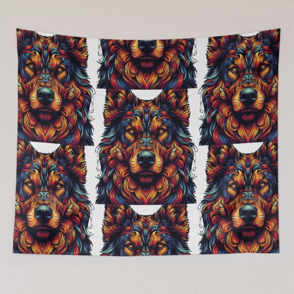 Item preview, Flame-Fur Canine designed and sold by RoyalMob.