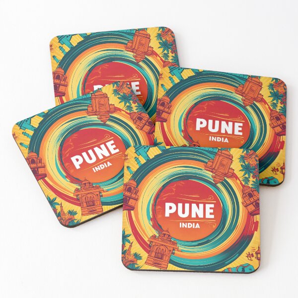 Item preview, Pune India Vintage Travel Tourism  designed and sold by TravelersGems.