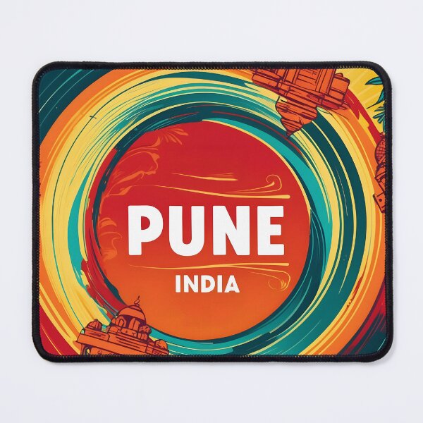 Item preview, Pune India Vintage Travel Tourism  designed and sold by TravelersGems.