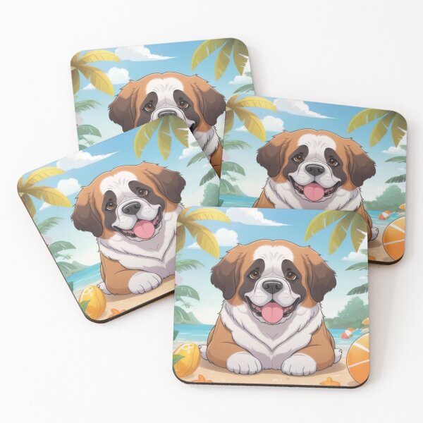Item preview, Beachside St Bernard designed and sold by NeatThingLover.